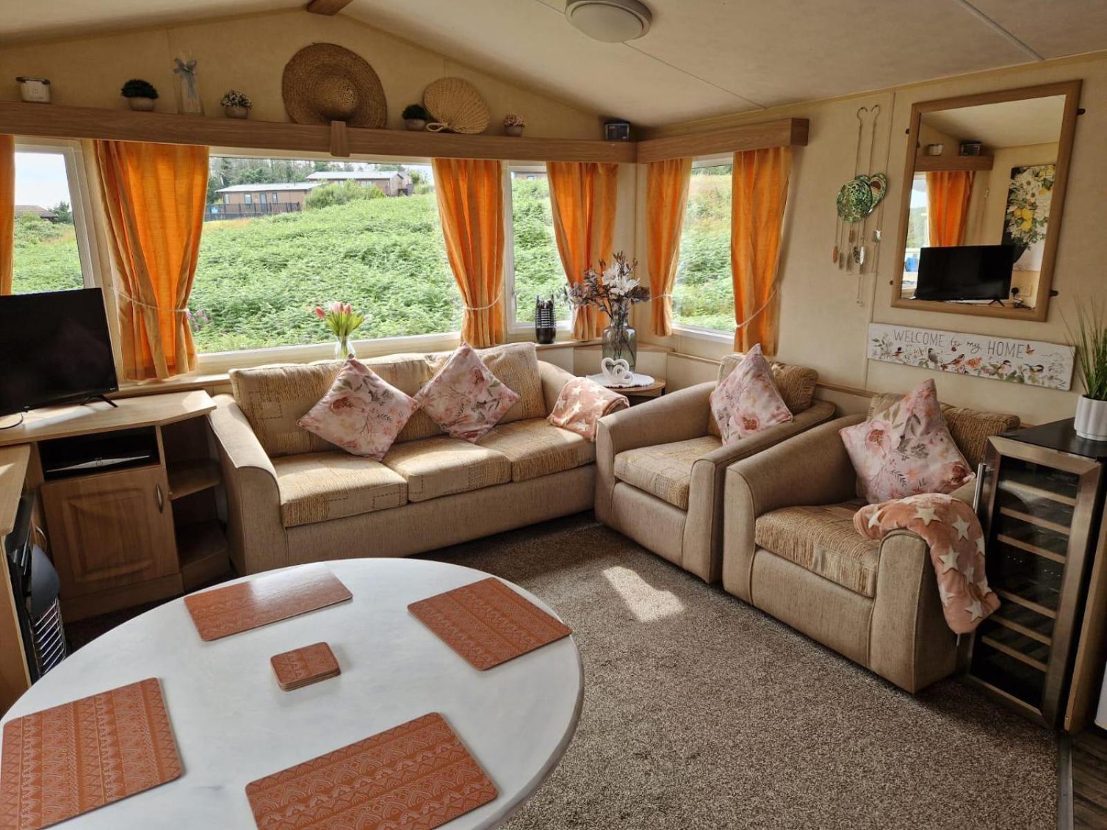 Lochview Retreat Caravan Balminnoch Exterior foto